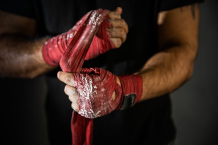 EveryMatrix Hands being wrapped