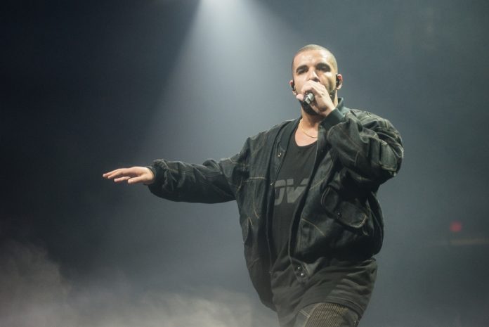 Drake x Stake Drake performing on stage