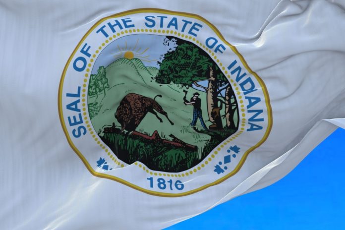 Indiana-flag Indiana flag
