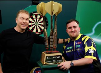 How Paddy Power found the perfect double for sponsorship success Luke Littler and Chris Hoy pictured holding a darts trophy