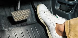 Late acceleration fuels annual recovery for Macau gaming Close up of a foot pressing on an accelerator pedal