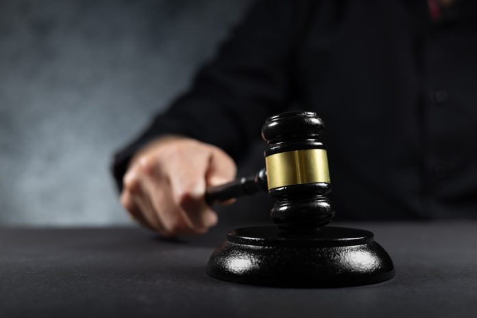 Malta trial Close up of a gavel