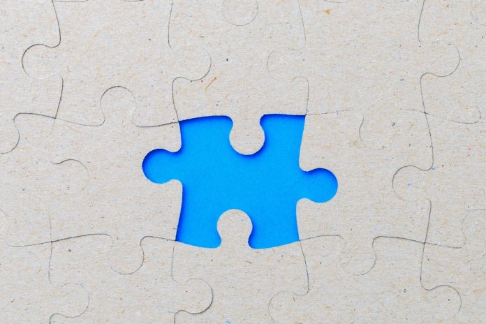 Puzzle piece missing