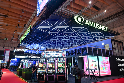 Amusnet stand at SBC Summit