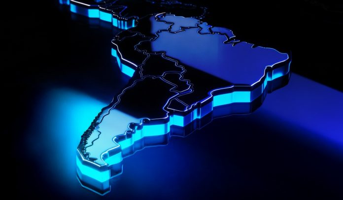 A render of Latin America, a region where sweepstakes are still new.