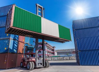 Nigerian state steps up tax reform as federal bill hits crucial roadblock Nigeria flag on shipping container