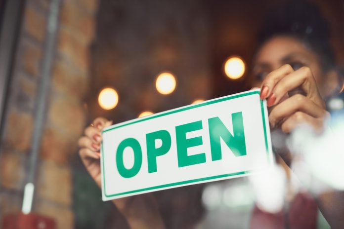 Open sign