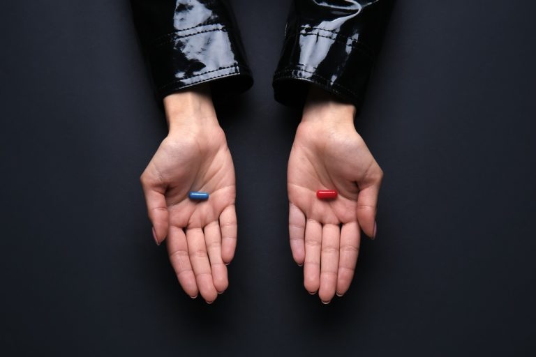 CreedRoomz poses the ultimate question with The Choice Red pill blue pill