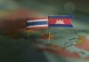 Thailand-Cambodia tensions increase following casino scam accusations Thailand and Camboda flags