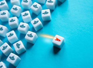 Kanggiten: From B2C roots to a B2B Modular iGaming platform A rocket breaks from a group of submarines, illustrating Kanggiten's evolution.