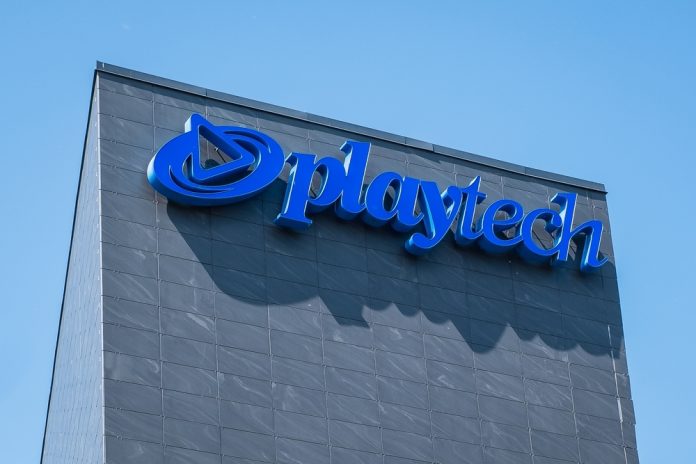 Tartu,,Estonia,-,June,10,,2023:,Playtech,Sign,On,Their Playtech