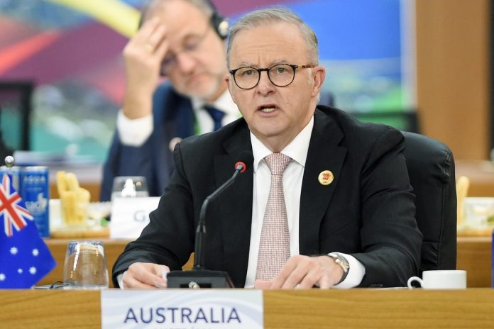 Australia advertising plans Prime Minister Anthony Albanese
