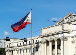 Improvised device injures 14 as illegal gambling continues to plague the Philippines Philippines flag