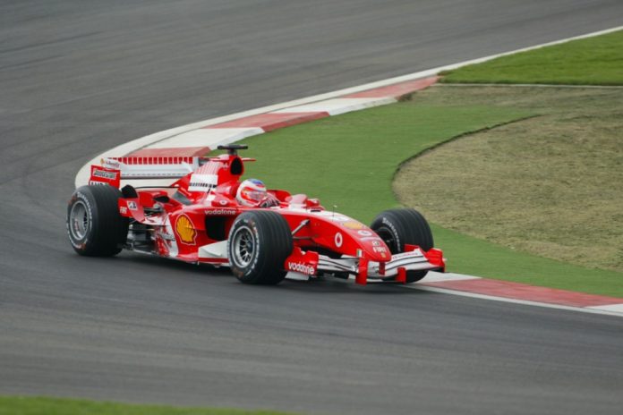 rubens F1 car