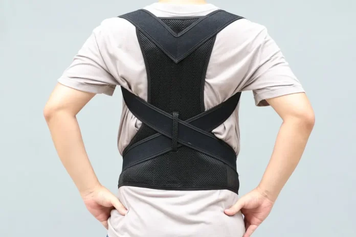 Man wearing brace