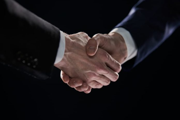 handshake showing strong partnerships