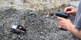 Hub88 hands operators control with latest upgrade Remote control car being controlled by someone stood offscreen