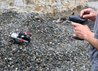 Hub88 hands operators control with latest upgrade Remote control car being controlled by someone stood offscreen