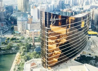 Wynn expects ‘modest delay’ on UAE timeline as Middle East tensions continue Exterior of Wynn Macau