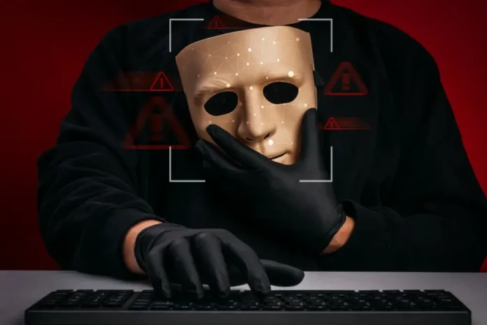 Criminal holding mask