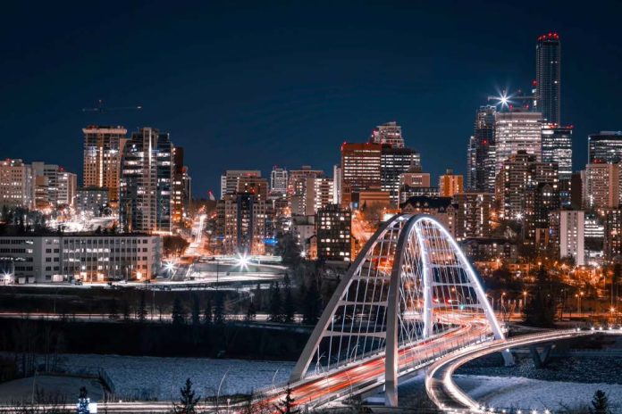 Waterdale Bridge in Edmonton, Alberta