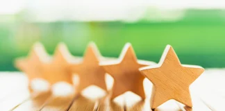 Casino.net’s Katya Vasileva: why the affiliate score has to show its working Stars lined up, illustrating casino rankings and their importance.
