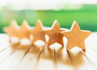 Casino.net’s Katya Vasileva: why the affiliate score has to show its working Stars lined up, illustrating casino rankings and their importance.