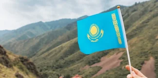 Kazakhstan targets banks to thwart illegal online gambling Kazakhstan flag