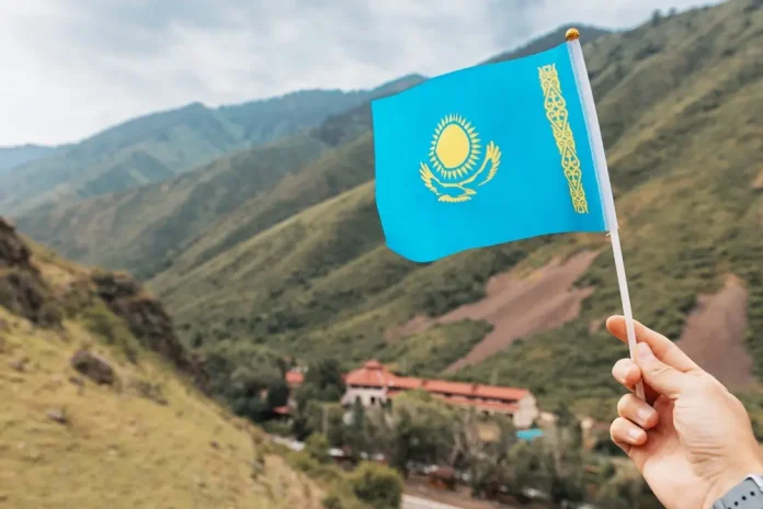 kazak black market Kazakhstan flag