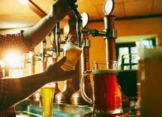Why Burnham risks watering down pub backing with gambling tax focus Pint being poured