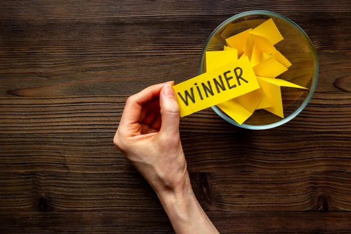 prize draws Prize being drawn